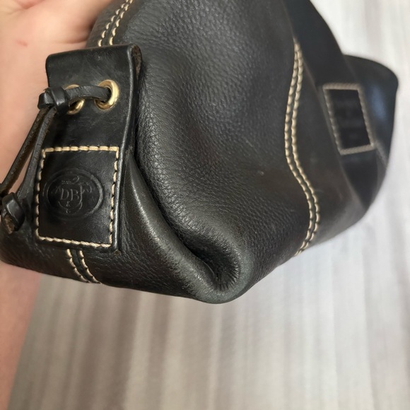 Dooney & Bourke Black Hobo Shoulder Bag - Picture 6 of 15